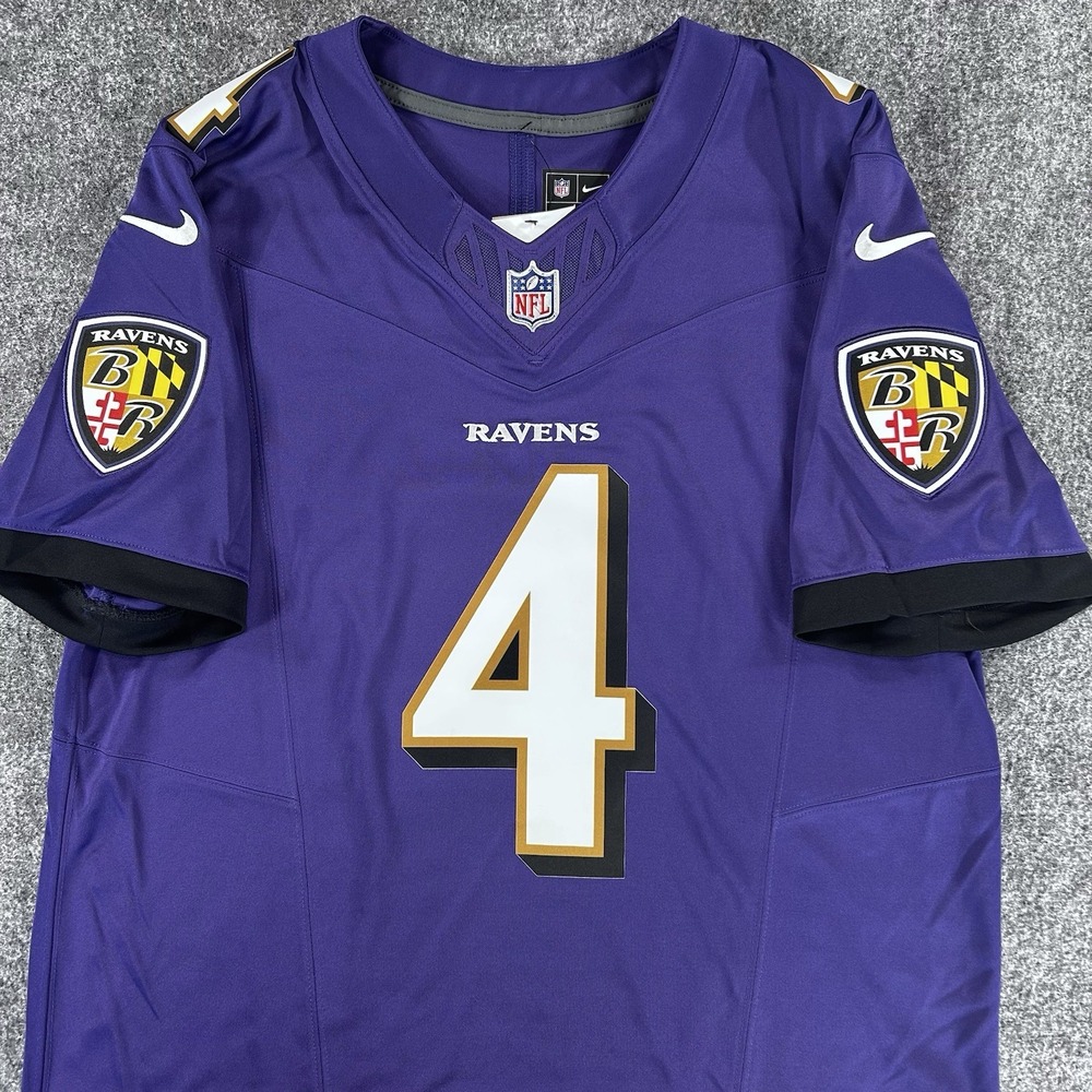 Zay Flowers Baltimore Ravens Nike Vapor F.U.S.E. Limited Jersey - Purple, Large - Picture 3 of 14